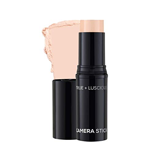 Camera Stick Foundation by True + Luscious - Full Coverage Cream Foundation - Non-Comedogenic & Hydrating Formula - Vegan, Paraben Free, Cruelty Free - 0.49 oz (Shade 1.5: Natural Beige) True + Luscious