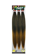 ZURY 3X PRE-STRETCHED FAST HOLLYWOOD BRAID - 30 INCHES (1B) Zury