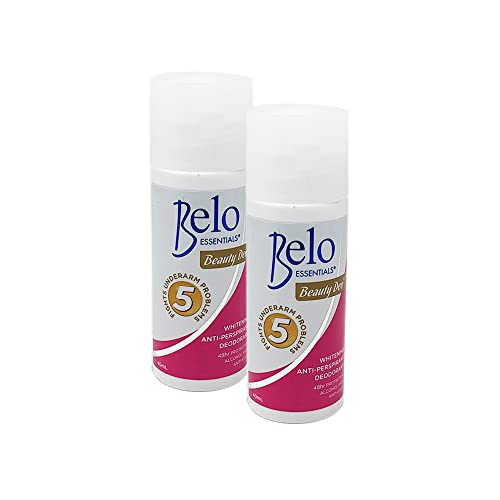 2 Pack Belo Essentials Beauty Deo - Fights Underarm Problem - Anti-Perspirant Deodorant, 40ml Each Belo Essentials
