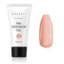 Makartt Poly Nail Extension Gel, 50ML Nude Nature Poly Nail Gel Day-dream Builder Nail Gel Light Apricot Poly Extension Gel Fall Trendy Nail Gel Art Makartt