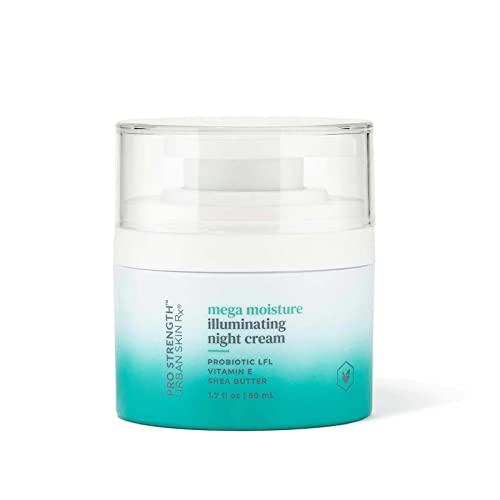 Urban Skin Rx® Mega Moisture Illuminating Nighttime Face Cream | Combats Signs of Aging, Helps Prevent Dry Skin and Locks In Moisture, Formulated with Vitamin E, Green Tea, & Shea Butter | 1.7 Oz Urban Skin Rx