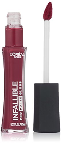 L'Oréal Paris Infallible Lip Pro Matte Gloss, Forbidden Kiss, 0.21 fl. oz. L'Oréal Paris