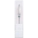 Pana 3/32" Safety Bit Nail Carbide Bit - For Electric Dremel Drill Machine (Coarse, Large Cone - Silver) PANA
