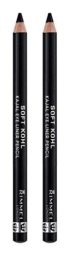 Rimmel Soft Kohl Kajal Eyeliner in Jet Black, 2 Pack Rimmel