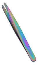 Tweezers - Eyebrow Slant Tip Titanium Tweezer - German Stainless Steel, Hair Removal, Brow Shaping Facial - By The Unique Edge The Unique Edge