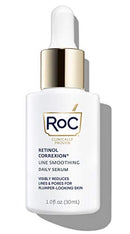 RoC Retinol Correxion Smoothing Serum, Daily Anti-Aging Wrinkle and Skin Care Treatment with Squalane & Ashwagandha, 1 Fl Oz RoC