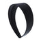 Black 2 Inch Wide Satin Hard Headband with No Teeth Head band for Women and Girls (Motique Accessories) Motique Accessories