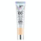 IT Cosmetics Your Skin But Better CC+ Cream Travel Size, Light (W) - Color Correcting Cream, Full-Coverage Foundation, Hydrating Serum & SPF 50+ Sunscreen - Natural Finish - 0.406 fl oz It Cosmetics