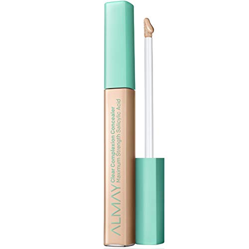 Almay Clear Complexion Concealer, Matte Finish with Salicylic Acid and Aloe, Oil Free, Hypoallergenic, Cruelty Free, Fragrance Free, Dermatologist Tested, 100 Light, 0.18 oz Almay