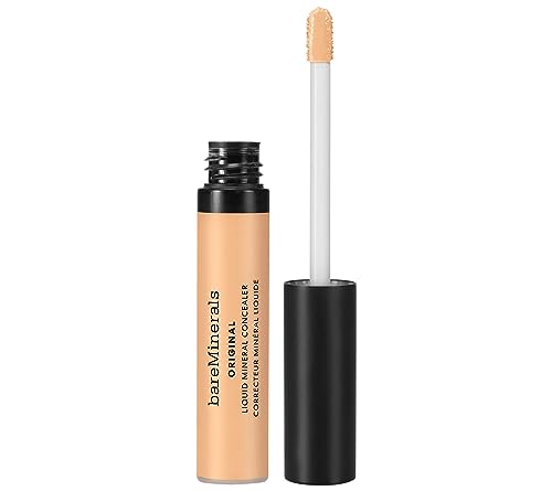 bareMinerals Original Liquid Mineral Concealer, Brightening Dark Circle Eye Concealer, Reduces Look of Fine Lines, Buildable Coverage, Vegan Infinity Warehouse