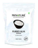 Purified Alum powder ( Potassium Alum Powder )(phitkari) by mi nature | 227g( 8 oz) ( 0.5 lb) | 100% Only Alum powder | Nothing added minature