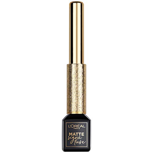 L'Oreal Paris Makeup Matte Signature Liquid Dip Eyeliner, Waterproof, Precise and Easy Application, All Day Wear, Vivid Matte Finish, Greige, 0.07 fl; Oz. L'Oreal Paris