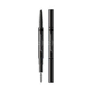 Gentlehomme Mens Eyebrow Pencil Black, Easily Shape Define Fill Eyebrows and Beard, 2 in 1 brush and ultra-thin pencil, Waterproof Smudge Proof Sweatproof, Durable and Long Lasting Gentlehomme