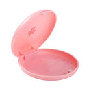 (2 Pack) Retainer Case,Solid Orthodontic Retainer Case-Pink ZIZNBA
