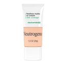 Neutrogena Clear Full-Coverage Flawless Matte CC Color Correcting Cream Face Makeup with Niacinamide (b3), Oil/Fragrance/Paraben & Phthalate Free, Shell, 1 Fl Oz Neutrogena
