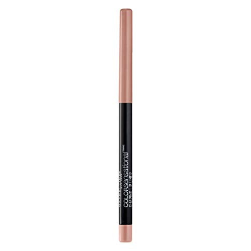Maybelline New York Makeup Color Sensational Shaping Lip Liner, Nude Whisperer, Nude Lip Liner, 0.01 oz Maybelline New York