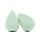 Green Tea Premium Quality Makeup Sponges, Soft Microfiber Blenders, 2 pack Dynec