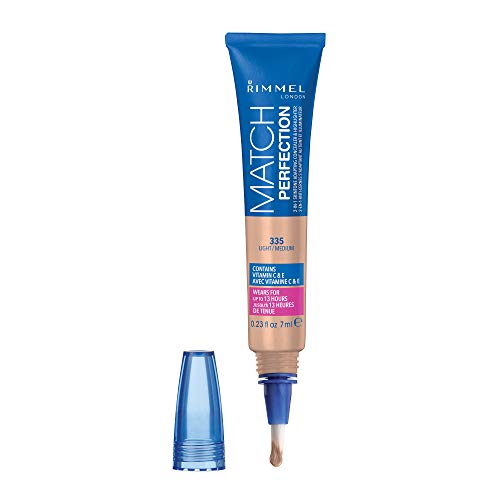 Rimmel Match Perfection 2-in-1 Concealer and Highlighter, Light Medium, 1 Count Rimmel Store