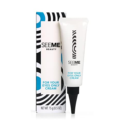 SeeMe Beauty Mature Skin Eye Cream Anti Aging Hydrating Under Eye Cream for Puffiness, Wrinkles, Dark Circles, Fine Lines, Fragrance-Free, With Niacinamide for Men & Women (.5 fl oz) SeeMe Beauty