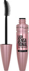 Maybelline Lash Sensational Washable Mascara, Very Black, 0.32 Fl Oz; (Packaging May Vary) Maybelline New York