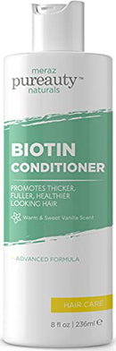 Biotin Conditioner for Hair - Hair Conditioner with Biotin, Not your Routine Shampoo and Conditioner for women Hair Loss. Use our Biotin Shampoo and Conditioner for thinning hair - Pureauty Naturals Meraz Pureauty Naturals