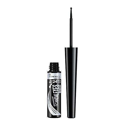 Rimmel Scandaleyes Liquid Liner, 001 Black, 0.37 Fluid Ounce Rimmel