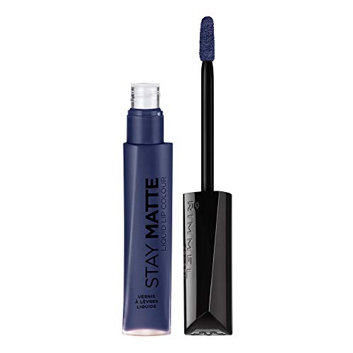Rimmel Stay Matte Lip Liquid, Blue Iris, 0.21 Fl Oz (Pack of 1) Rimmel