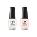 OPI Nail Lacquer, Bubble Bath & Funny Bunny Bundle, Nude Nail Polish, 0.5 fl oz OPI
