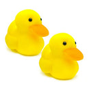 Baby Sponge - Fun Bath Toy for Children - Made of PU Foam, High-Density, High-Absorbent, Safe, and Durable - General Washing, Showering, Bathing, Bubble Bath, and Body Cleaning (Duck 2 Pieces) Sunlite Sports