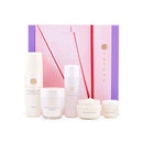 Tatcha The Starter Ritual Set - Nourishing for Combo to Dry Skin: Includes Pure One Step Camelia Cleansing Oil, The Rice Polish: Classic, The Essence, The Silk Cream & The Silk Peony TATCHA