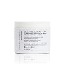 Urban Skin Rx Clear & Even Tone Clarifying Glycolic Pads | Powerful Cleansing Formula Exfoliates, Evens Skin Tone, Targets Blemishes, and Removes Excess Oil, Formulated with Salicylic Acid | 30 Count Urban Skin Rx