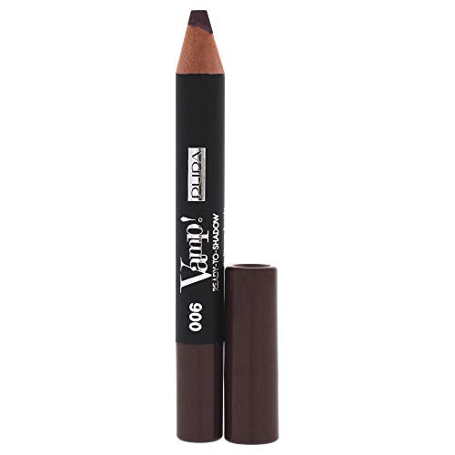 Pupa Milano Vamp! Ready To Shadow - Eyeshadow Maxi Pencil - Quick Application - Instant Blendability - Velvety Texture with a Powder Feel - 006 Smoky Mauve - 0.04 Oz (I0111953) PUPA Milano