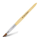 Americanails Faux Kolinsky Cruelty-Free Acrylic Nail Brush For Liquid & Powder Application, Professional Salon Quality, Soft Bristles For Extra Smooth Application, Natural Bamboo Handle - Round,