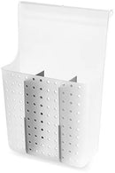 madesmart Overdoor Hair Tools Organizer with Dividers - Grey, Frost | BATH COLLECTION | Storage for Curling Wand, Hair Straightening Flat Irons and Brushes | BPA Free madesmart