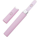 Best Crystal Glass Nail File – Perfect for Women & Girls - Long Lasting Double Sided Tempered Glass – Professional Salon Manicure/Pedicure Filing Tool for Natural Nails - with Case - Pastel lilac 2mm Malva Belle