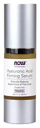 NOW Solutions, Hyaluronic Acid Firming Serum, Naturally Reduces Appearance of Fine Lines, 1-Ounce NOW