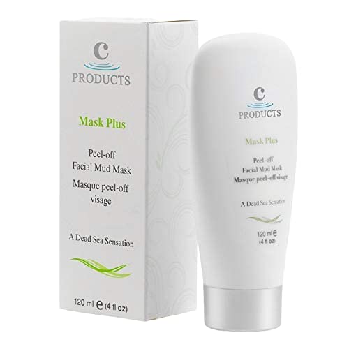 C-Products Mask Plus - Pure Dead Sea Mud Masks for Face - Deep Cleansing Peel-Off Mask for Acne Blackhead remover Whitehead remover Pores & Oily Skin - Natural Skincare for Women & Men - 120ml (4 FL Oz) Unknown