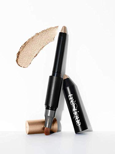 treStiQue Shimmer Shadow Crayon, Eyeshadow Stick With Built-In Blending Brush, Eye Makeup Pencil, Shimmer Eye Brightener Crayon, Shadow Stick, Eyeshadow Pencil TRE'STIQUE
