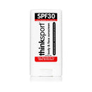 Thinksport SPF 30 Face & Body Mineral Sunscreen Stick – Safe, Natural, Water Resistant Sun Cream – Vegan, Reef Friendly UVA/UVB Sun Protection for Sports & Active Use, 0.64oz Thinksport