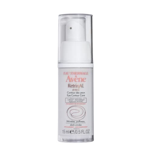 Eau Thermale Avene - RetrinAL EYES - Retinaldehyde & Hyaluronic Acid - Minimizes Appearance of Under-Eye Lines, Puffiness & Dark Circles - 0.5 fl.oz. Eau Thermale Avène