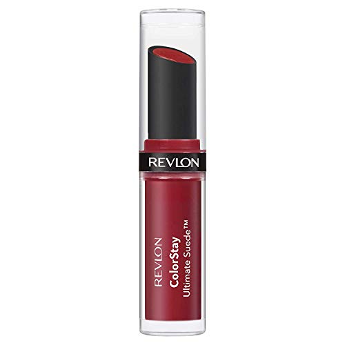 Revlon ColorStay Ultimate Suede Lipstick, Longwear Soft, Ultra-Hydrating High-Impact Lip Color, Formulated with Vitamin E, Ingenue (002), 0.09 oz REVLON