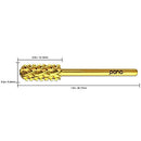 PANA 3/32" Professional - Smooth Top Small Barrel Gold Carbide (4X Coarse) PANA