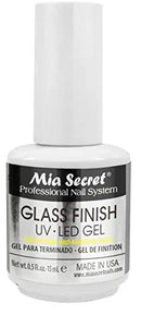 Mia Secret Glass Finish UV-LED Gel 0.5 Fl. oz - 15mL Mia Secret