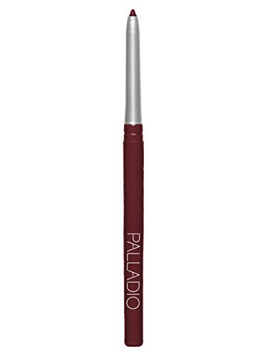 Palladio, Retractable Waterproof Lip Liner High Pigmented and Creamy Color Slim Twist Up Smudge Proof Formula with Long Lasting All Day Wear No Sharpener Required, Black Berry, 1 Count Palladio