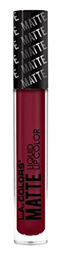 L.A. Colors Matte Liquid Lip Color, Perception, 1 Ounce L.A. COLORS Store