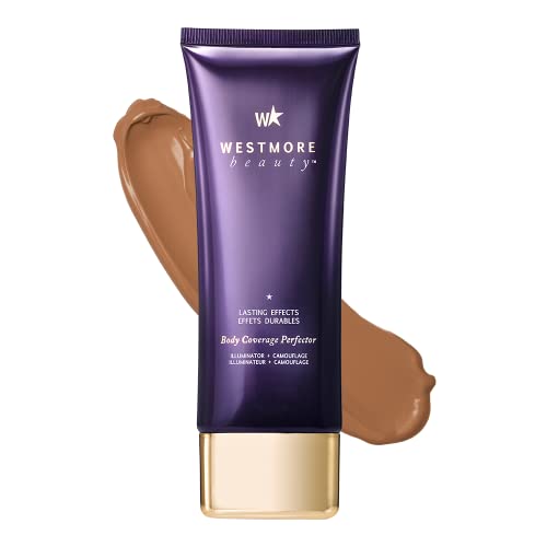 Westmore Beauty Body Coverage Perfector 2.5 Oz/ 74ml Waterproof Leg and Body Makeup, Covers Tattoos, Viens or Scars Won't Transfer (Bronze Radiance) Westmore Beauty