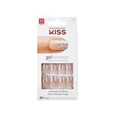 Kiss Nails GEL FANTASY- Medium Design Nails w/Adhesive Tabs & Glue (KGN06-TO THE MAX) KISS