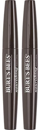Burts Bees 100% Natural Nourishing Mascara, Black Brown - 0.4 Ounce (Pack of 2) Burt's Bees