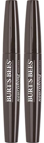 Burts Bees 100% Natural Nourishing Mascara, Black Brown - 0.4 Ounce (Pack of 2) Burt's Bees