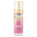 SOL by Jergens Medium Water Mousse, Water-based Self Tanner with Coconut Water, Tanning Water, Dye-free Sunless Tanning Foam, 5 Ounce, Tanning Active Derived from Natural Sugars Jergens